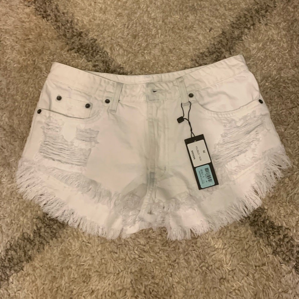 Carmar Mogan White Denim Shorts